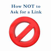 How NOT to Ask for a Link